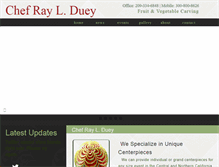 Tablet Screenshot of chefraylduey.com